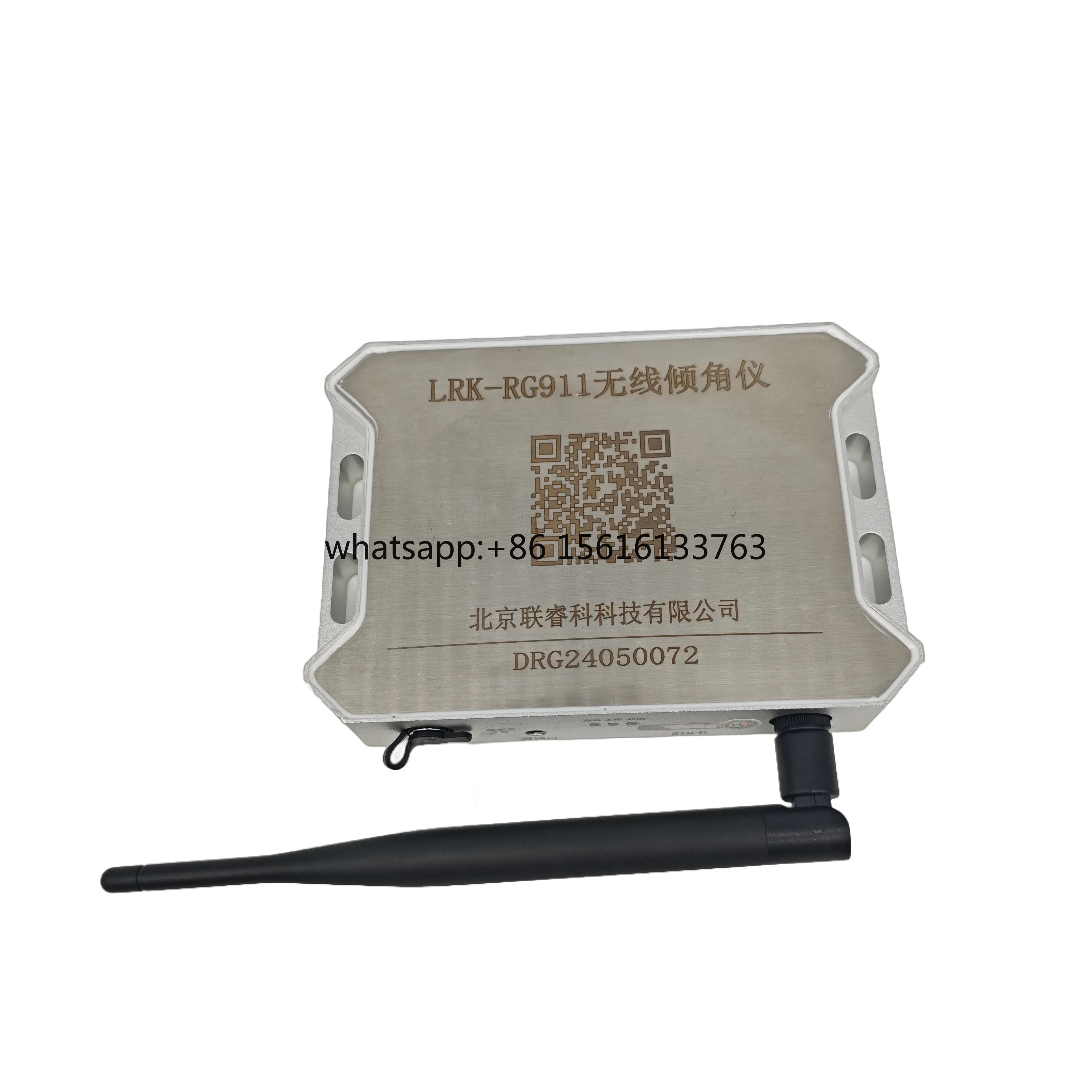

High Precision Wireless Dual Axis Tilt Sensor with 30 Range and Solar Powered for Monitoring Building Structures