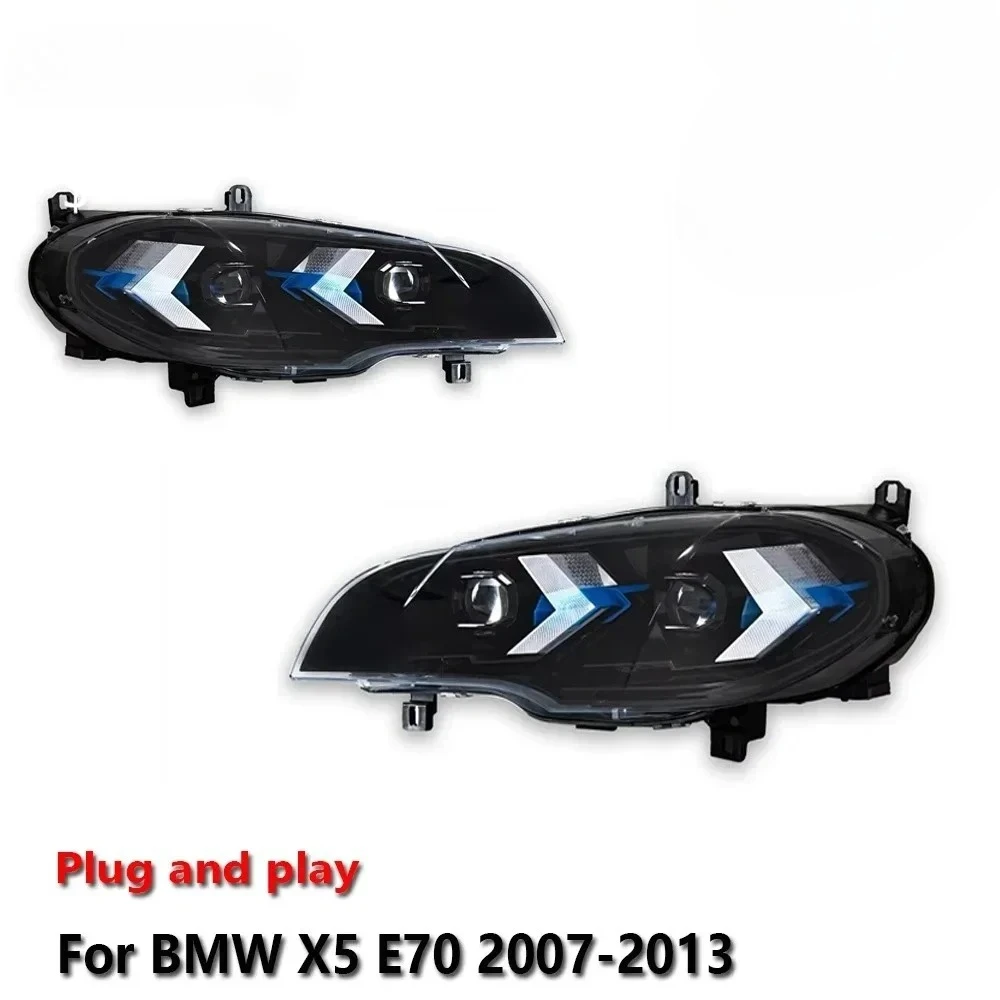 

Car LED Lamps Headlight Auto Auto Light Assemblies For BMW X5 E70 2007-2013 Auto Fog DRL Brake Turn Signal Lamp Plug and Play