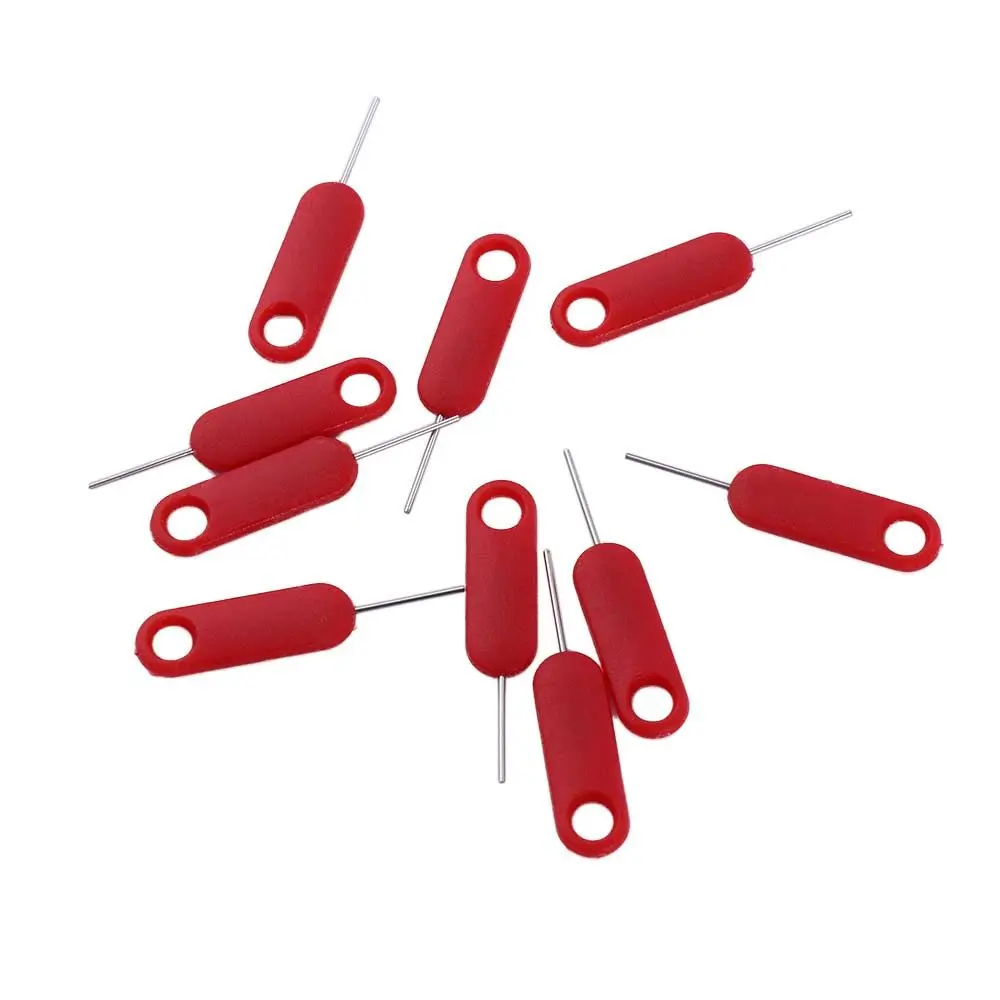 10pcs Mobile Phone Pin Ejecting Smartphone Card Needle Removal Card Pin Sim Card Tray Ejector Eject Pin