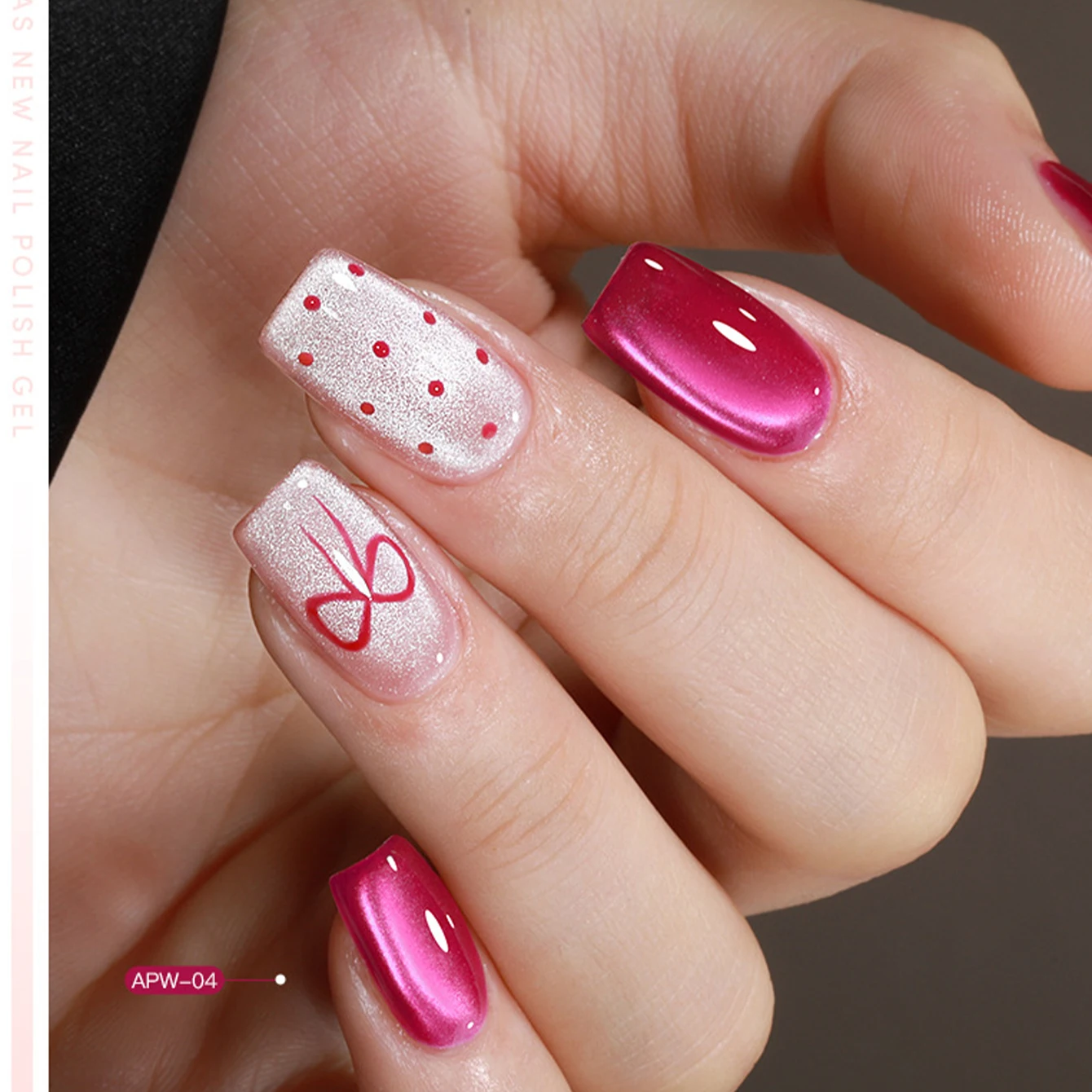 MIANEL 2026 Letni Nowy Żel do  – Nail Art Pink Cat Eye recenzja i cena