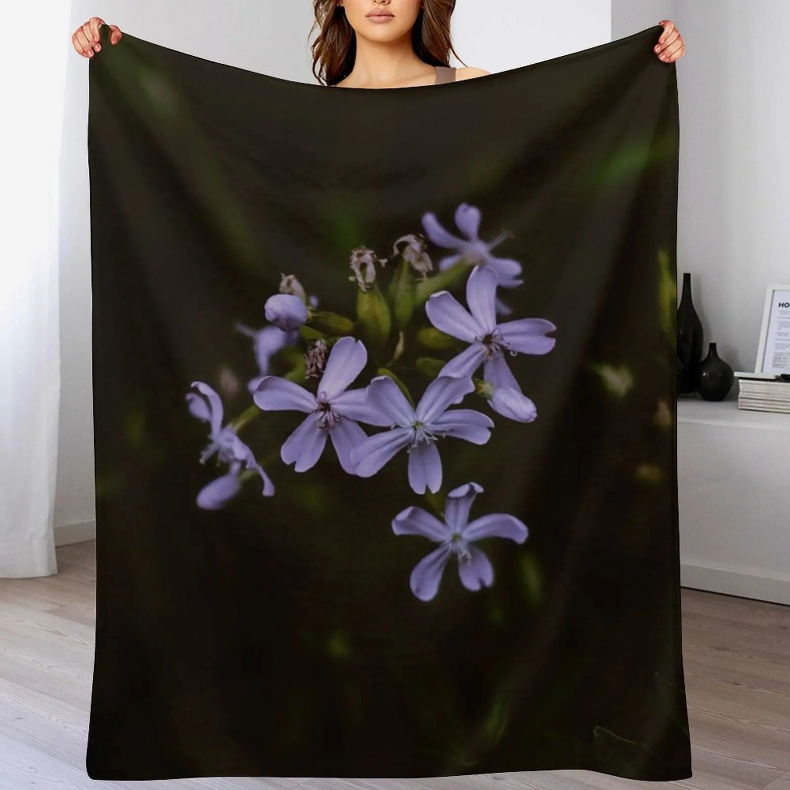 

New Dark Soapwort Throw Blanket Luxury St Warm Winter beds Picnic Blankets