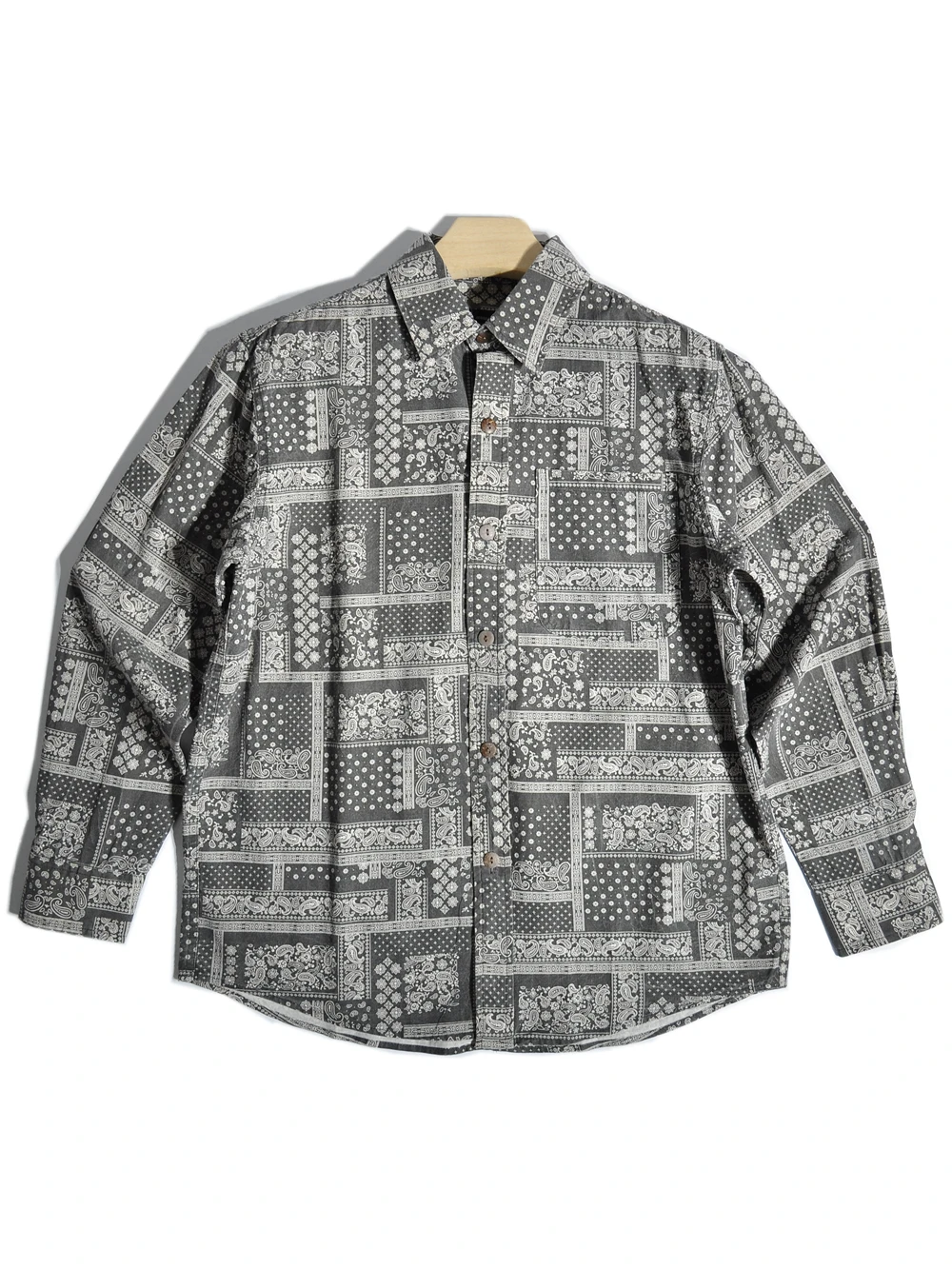 

Ретро-японская хлопковая рубашка с длинным рукавом, свободного кроя, с принтом цветов грецкого ореха, молодежная, весенняя, модная, на пуговицах, повседневная