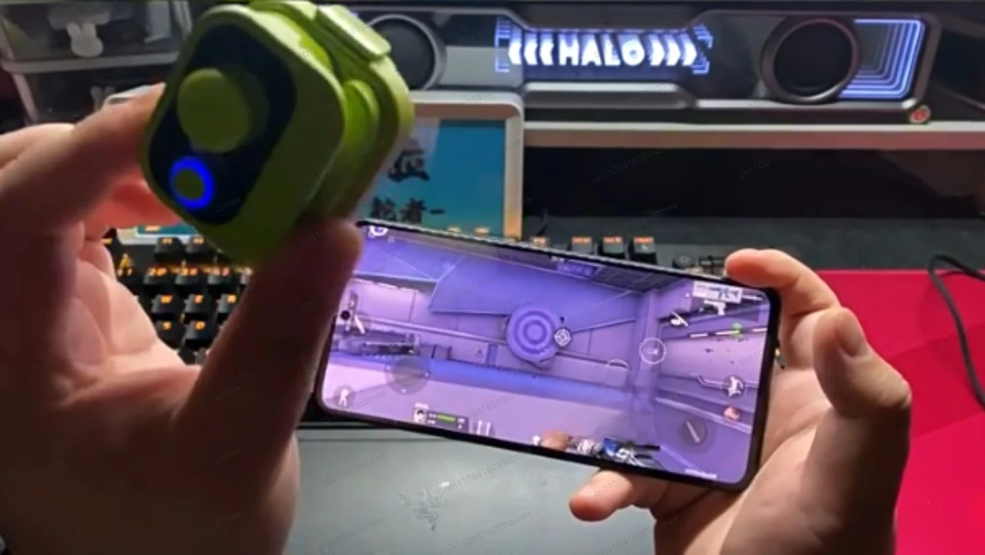 Wireless Mobile Gamepad Mini, Bluetooth Phone Controller with Smart Triggers for Smartphone Games