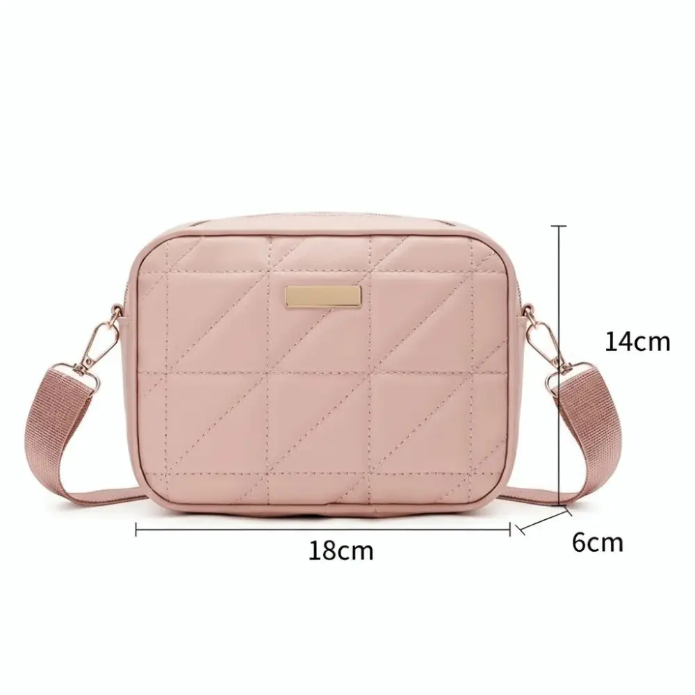 Trendy Embroidered Women's Bag Single Small Square Bag Camera Bag Urban Minimalist Style Shoulder Crossbody Bag