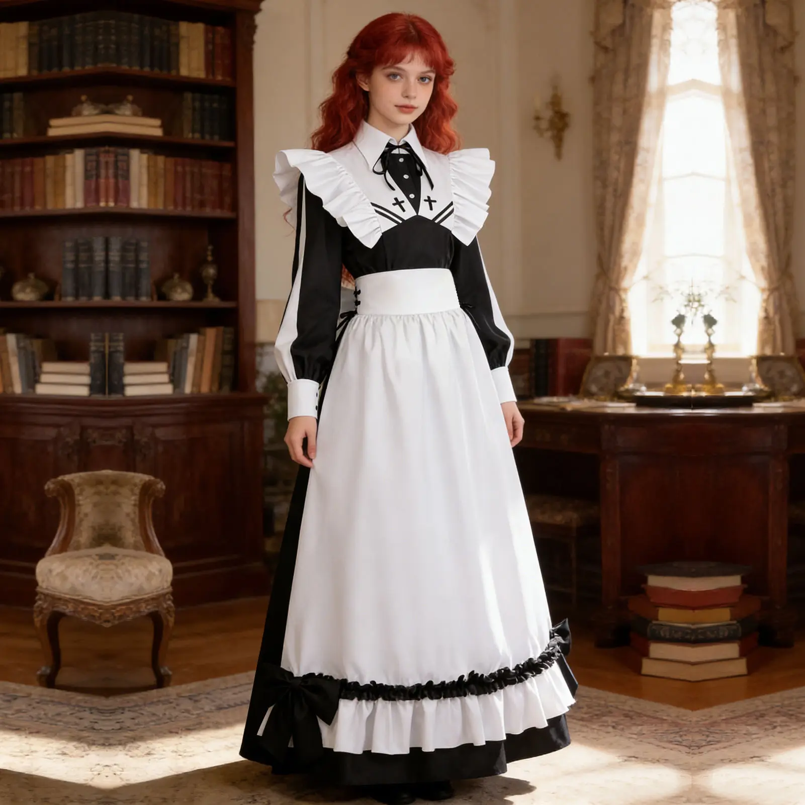 

Yuki Sorimachi Cosplay Costume Playing Death Games Dress 2026 Anime Shiboyugi Playing Death Maid Dress Adult