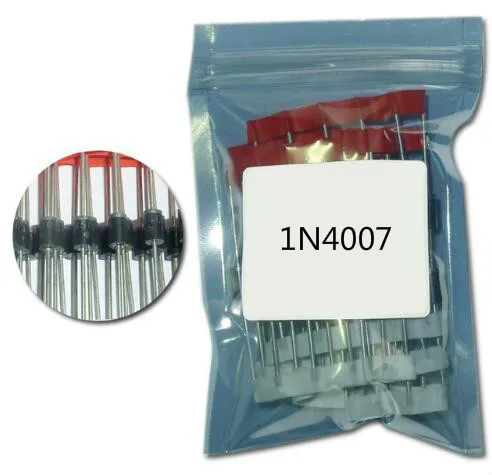 100pcs Diodes kit Rectifier Diode Fast Switching Diode Schottky Diode 1N4148 1N4007 1N5819 1N5399 FR107 FR207 1N5408 1N5822