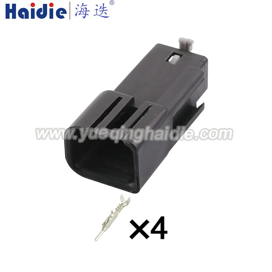 1-20sets Red 6 Pin male or female Car OBD Diagnostic Plug Auto Universal Socket Automotive Connector MWTPB-06-1A-R