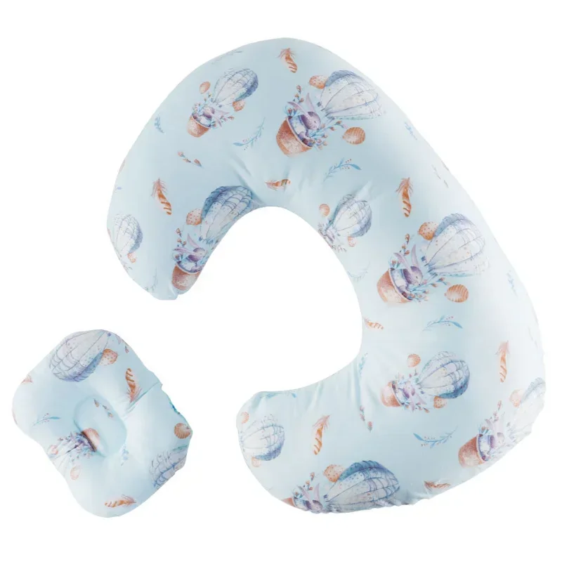 Baby Breastfeeding Pillow Velvet Cotton Printed U-shaped Suits Nursing Pillow Breastfeeding Comfortable Waist Support Pillowcase