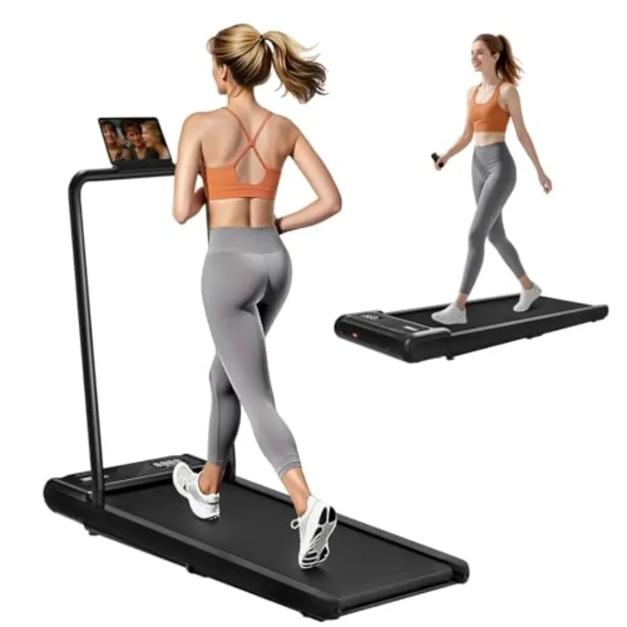 

Walking Pad Treadmill, 3 in 1 Under Desk Treadmills for Home Office w/2.5HP Motor/4.0MPH, Walking Pad w/Safety Handle/Remote an