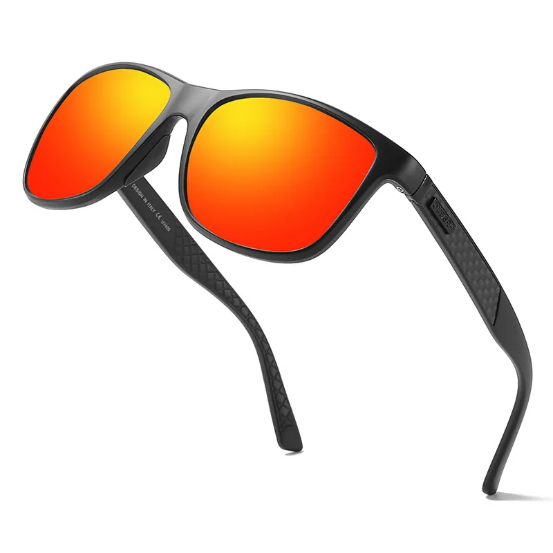 DUBERY Original Design Polarized Sunglasses Carbon Fiber Men Sun Glasses Sports Driving Fishing Golf UV400 Protection Eyewear
