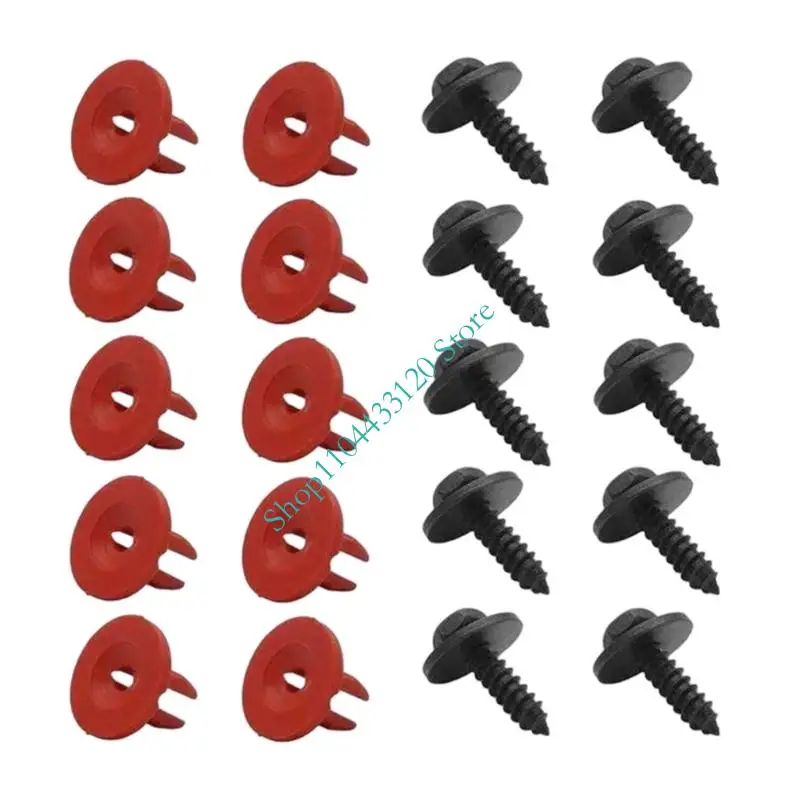 0XXD 20PCS Engine Undertray Fasteners Automotive Shielding Clips set for Vehicle