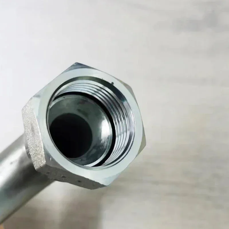 NPT 7/16 "9/16" U3/4 "7/8" gwint hydrauliczny stożek złącze węża koniec wysokociśnieniowy złącze rury olejowej hydrauliczne złącze węża zaciskanego — zdjęcie 6