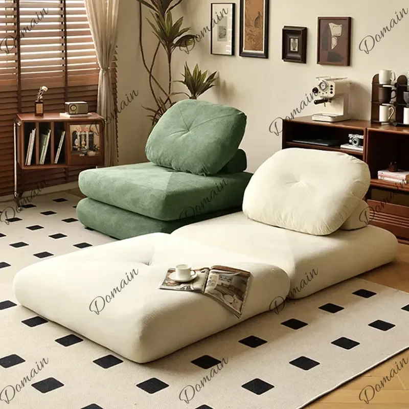 PJX Module combination corduroy fabric lazy sofa boneless couch Convertible sofa living room sofas living rooms home furniture