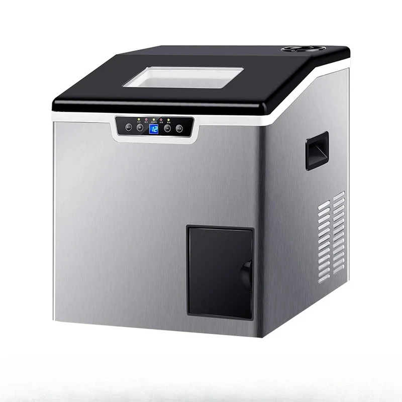 

ДЛЯ 32 шт./время изготовление кубиков льда 40 кг автоматическая машина для изготовления кубиков коммерческий магазин чая с молоком домашнее изготовление дробленая машина