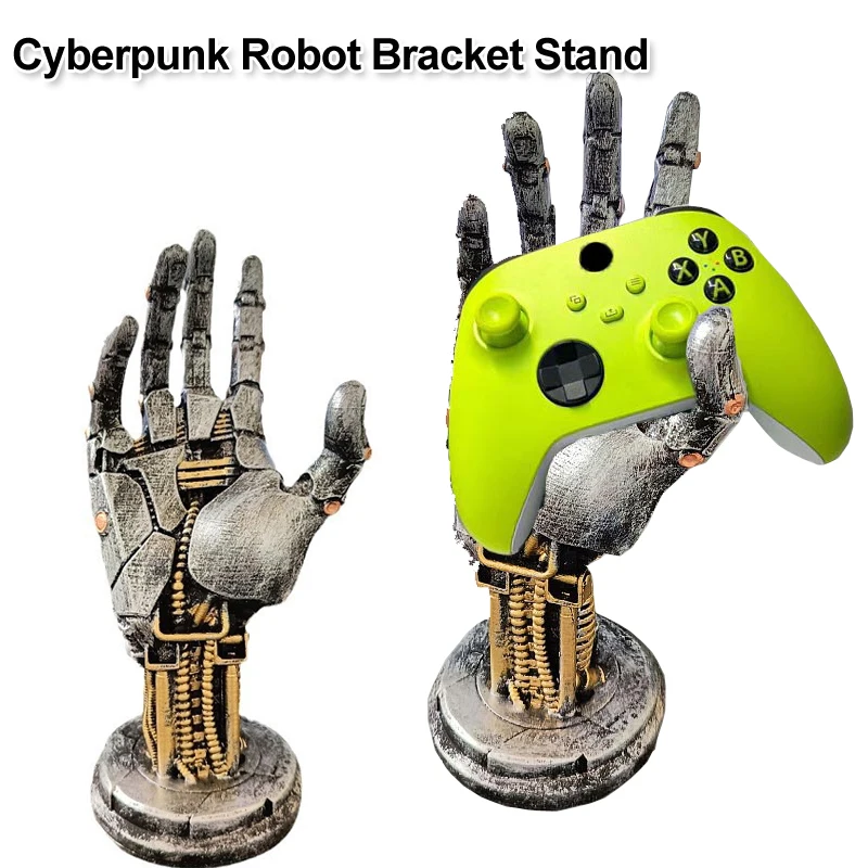 Universal Ständer Für PS4/PS5/Xboxs Serie Game Controller Neue 3D Cyberpunk Roboter Halterung Kopfhörer Halter Desktop decor