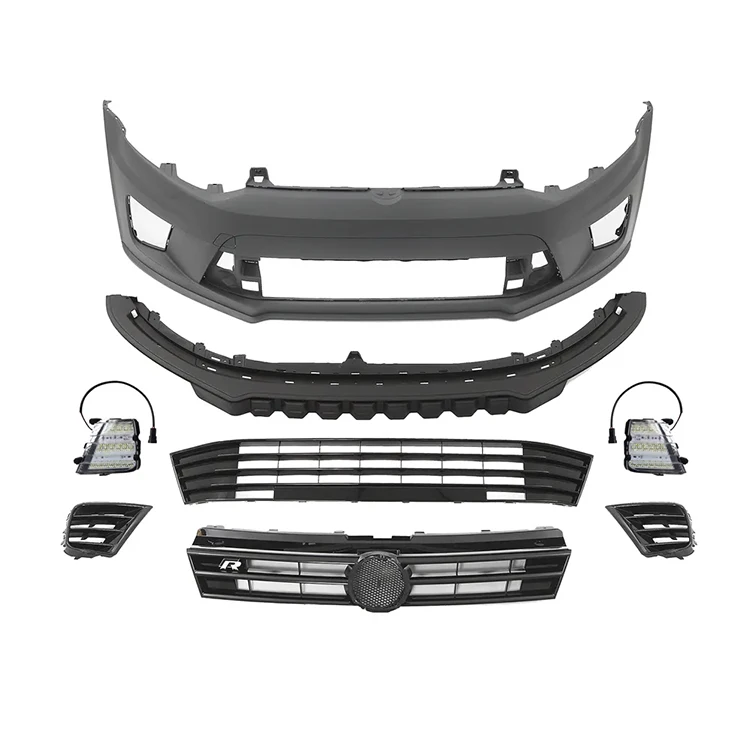 

K-SEEK Auto Parts PP Material Car Refitted Body Kit For Volkswagen Polo 6R WRC with DRL