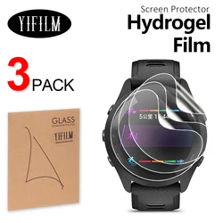 3pcs TPU Protective Film For Garmin Venu 2 Plus 3 3S Vivoactive 4 4s MARQ2 Forerunner 265S 265 965 Screen Protector Not Glass