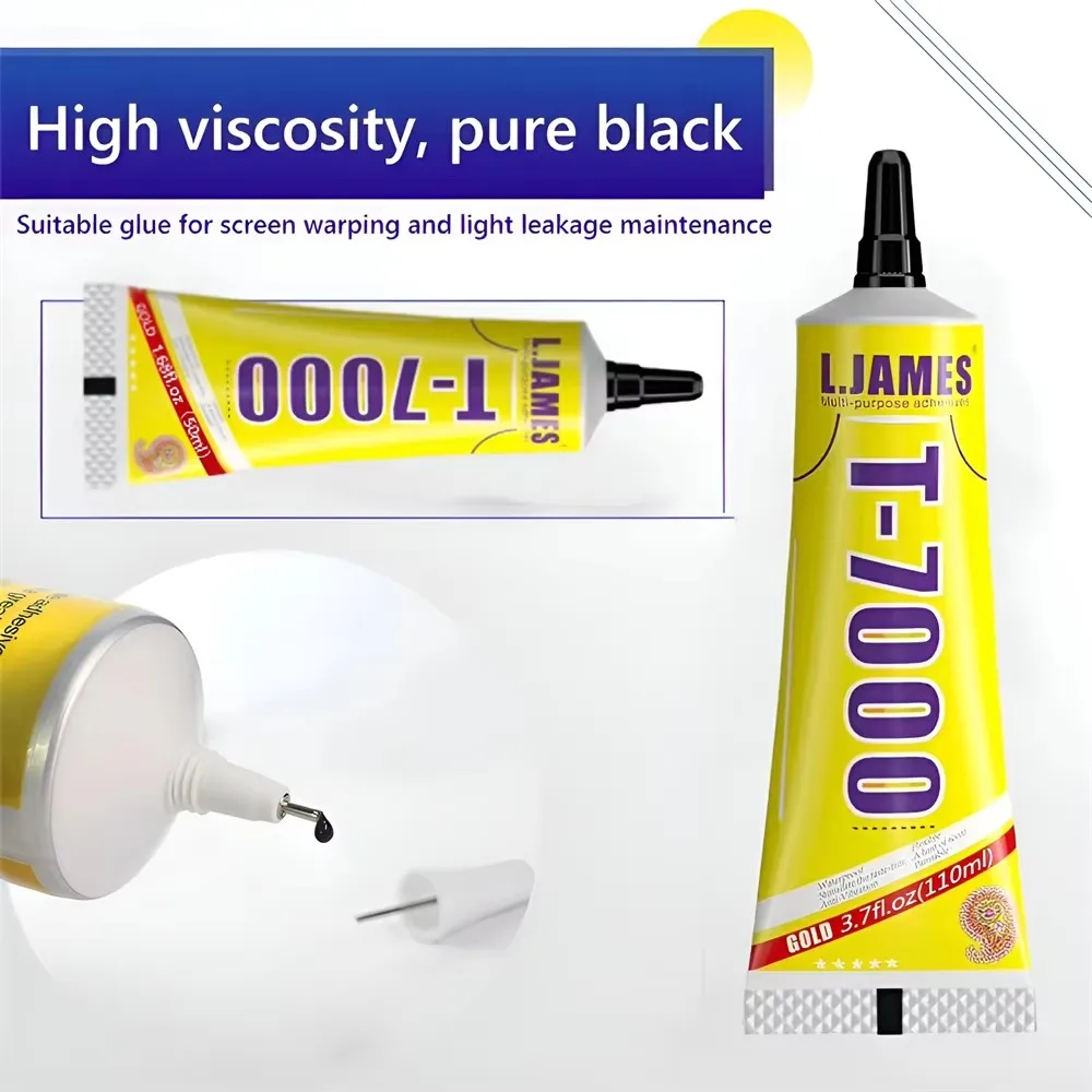 T8000 cola de precisão jóias strass sapato reparo do telefone diy t7000 adesivo cristal roupas têxteis logotipo remendos couro bond