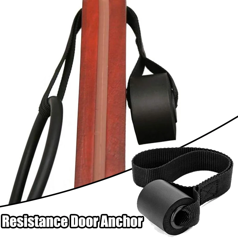 Door Resistance Ring Elastic Resistance Door Anchor Strap Sports Fitness Strength Exercise Elastic Exercise Pull Rope Accessorie