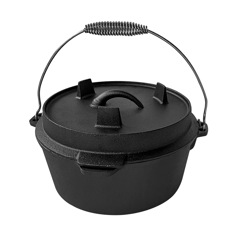 Outdoor barbecue tools picnic pot uncoated multifunctional household stewing pot