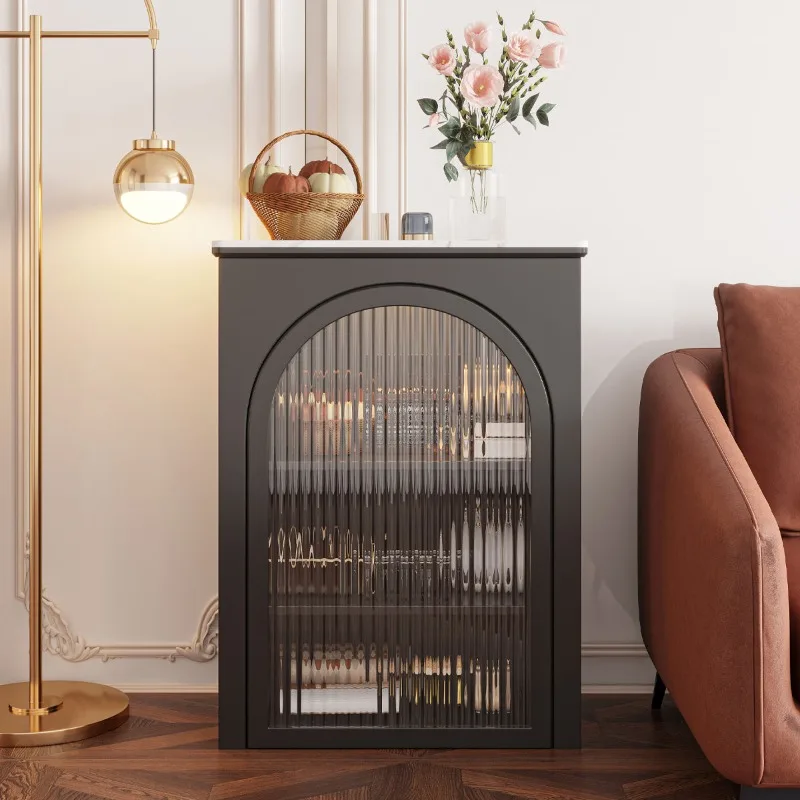 Armoires latérales vintage, armoires d'angle, armoires décoratives, cheminées de célébrités d'Internet, casiers de rangement en bois massif