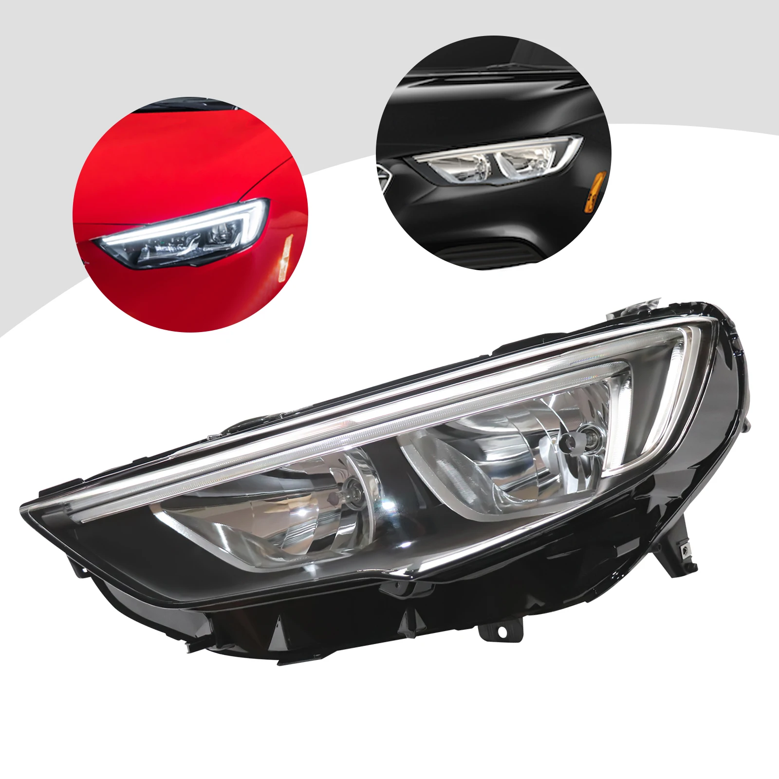 

Left Side OR Right Side Headlight LED DRL Lamp For 2018 2019 2020 Buick Regal Sportback/TourX