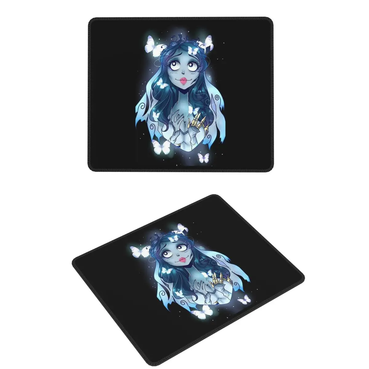 Halloween filme cadáver noiva fantasma tim burton mouse pad teclado de computador tapete de mesa de jogos tapetes de mesa de escritório