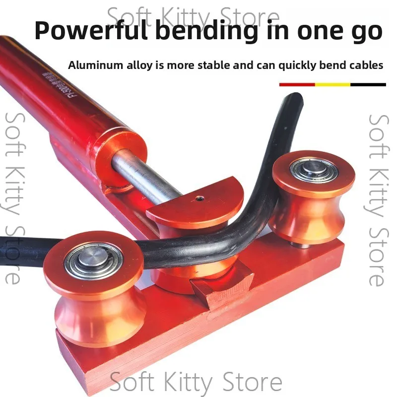 35-185 Square Cable Bending Tool CCD Manual 10KV Cable Bender Portable Ratchet Wrench Under Ground Wire Bender Hand Tool Set