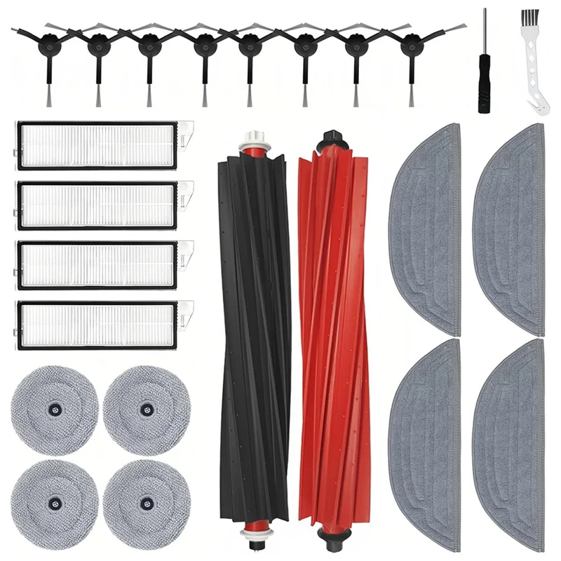 Für Roborock S8 Maxv Ultra S8 Max Ultra Roboter Staubsauger Hauptseite Pinsel Hepa-Filter Ersatzteile