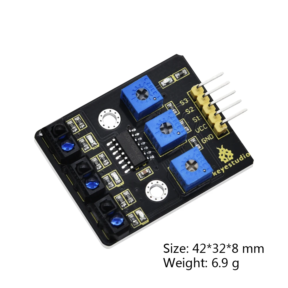 Picture 5: Keyestudio 3-channel Line Tracking Sensor Module for Arduino Robot Car DIY Electronic Accessories
