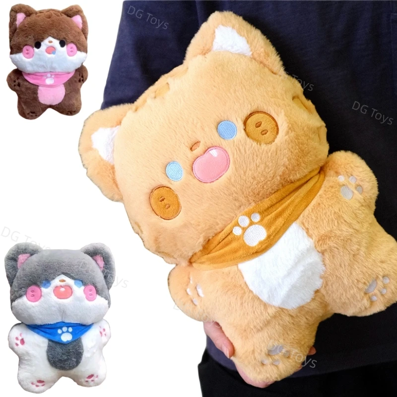 

Kawaii Luna Cat Plush Toy Fluffly Fat Kitten Stuffed Cartoon Animals Cats Kids Girls Birthday Xmas Gift Room Decor