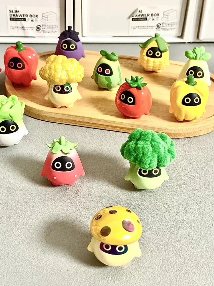 

Mihoyo Zenless Zone Zero Mini Blind Box Cute Collectible Figures Vegetable & Fruit Bang Bamboo Kingdom Series Game Gifts