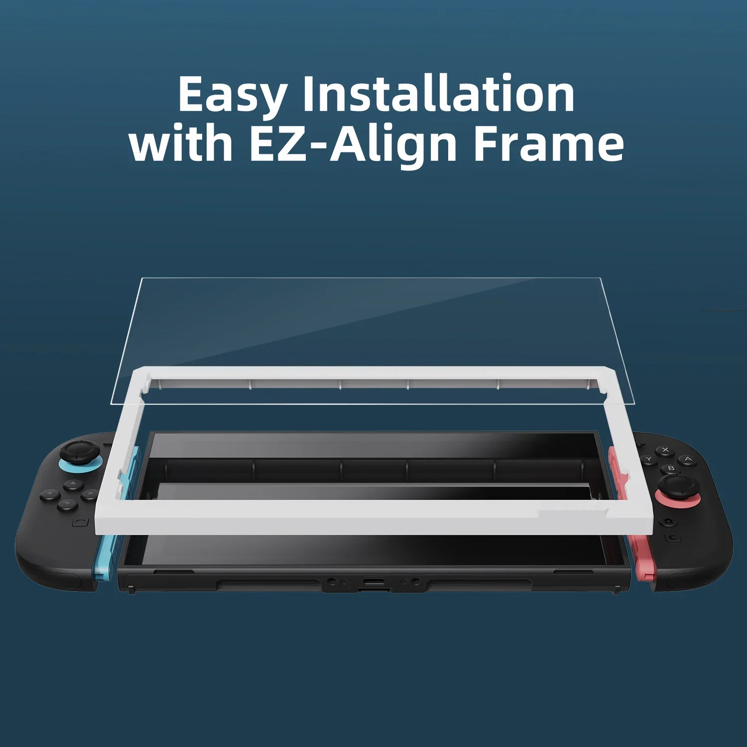 Savage Raven by Skull & Co. Screen Protector Tempered Glass Film with Positioner EZ-Align Frame for Nintendo Switch 2 (2 Pack)