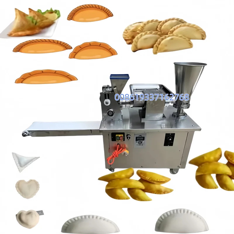 بيع المصنع مباشرة 500-4800 قطعة/ساعة مربع رافيولي ساموسا امبانادا سبرينغ رول مستدير روسيا ماكينة صنع الزلابية