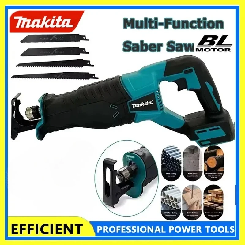 

Makita brushless reciprocating saw multifunctional outdoor electric tool handheld mini saw Tool no battery