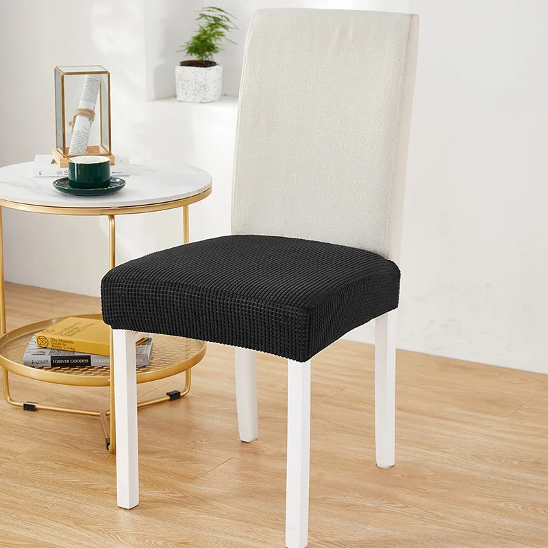 Multi color Average Size New solid color corn velvet stool seat cover elastic hotel home living room seat stool cover wholesale