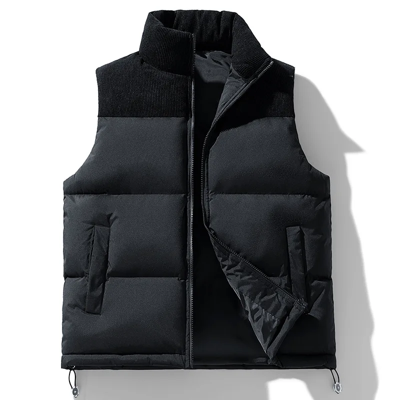 Cotton Coat Thick Vest Outerwear for Men's Winter Down Jacket Women Loose Fitting Bread for Couples Winter Men's Padding