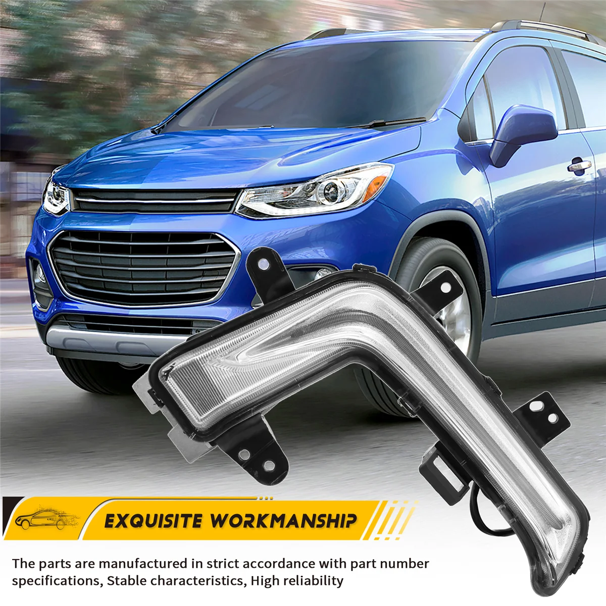 Daytime Running Light Front Bumper Fog Light for Chevrolet Trax 2019-2023 Left