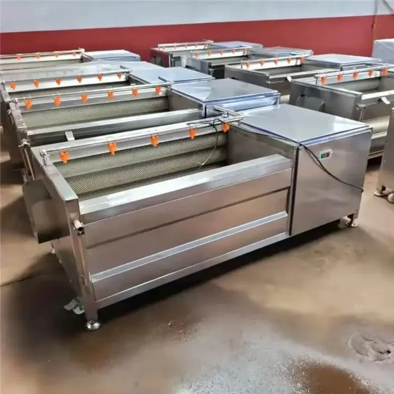 High Quality Cassava Peeling Machine Price Potato Carrot Taro Shellfish Washing and Peeling Machine Factory Direct Sales