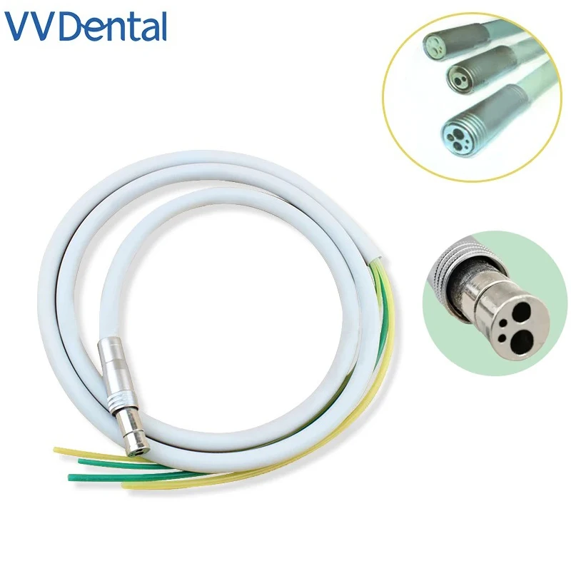 VVDental Dental 4 Holes Silicone Handpiece Tubing For Connector Hose Tubing Cable  with Holes Handpiece Dentist Materials Access