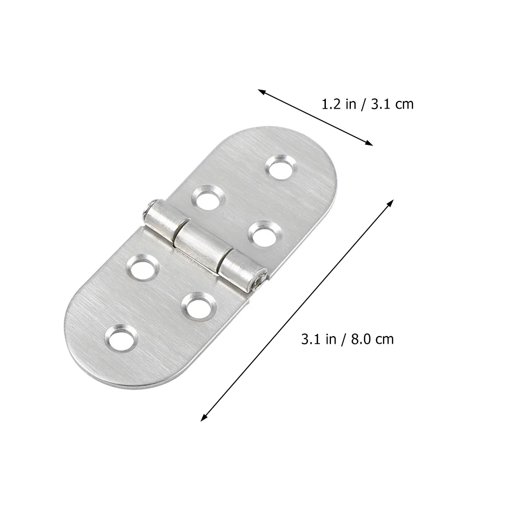 4 Pcs Workbench Table Flap Hinge Folding Door Hinges 800X310X100CM Stainless Steel Butler Tray