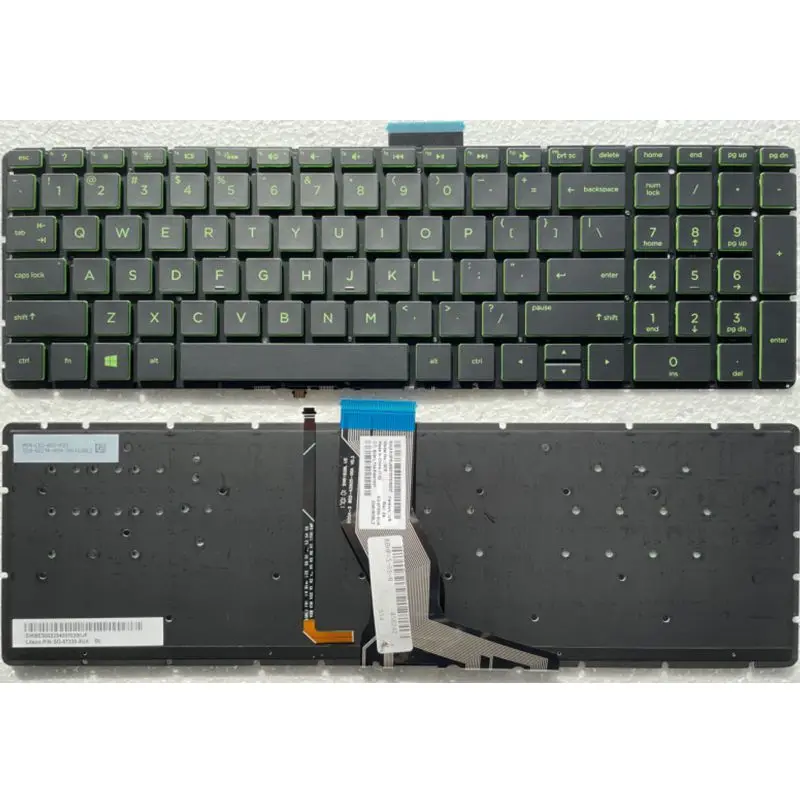 US NEW Laptop Keyboard For HP 17-AK 17-BS 17-AR 15T-BR 15Q-BY 250 G6/255 G6/256 G6/258 G6 15-BS 15-CB 15-BD 15-BP 15-CK 15-CD