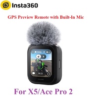 Insta360 X5/Ace Pro 2 GPS Preview Remote with Built-In Mic Original Accessories For Insta 360 X5/Ace Pro 2