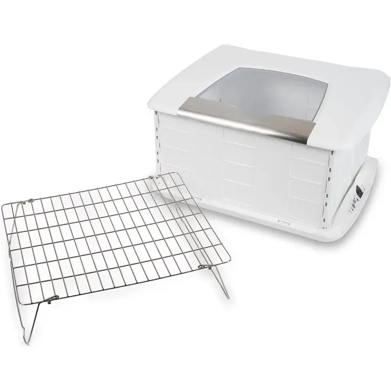 Folding Proofer & Slow Cooker (Proofer w/Accessory Shelf), White