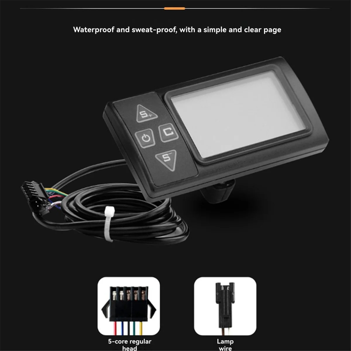AT59 36 فولت 48 فولت 30A 750 واط 1000 واط فرش السيارات محرك تحكم S861 اللون LCD عدة لإصلاح دراجة هوائية جبلية كهربائية سكوتر