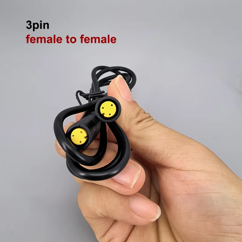 M8 2 3 4 5 6 8 Pin 1M E-bike Snelheidssensor man-vrouw M/F Verlengconnector Kabel Elektrische Fiets Waterdichte Ebike Draad