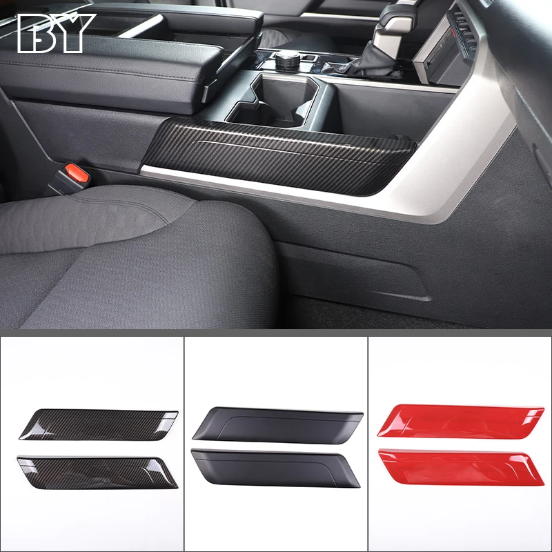 

For Toyota Tundra Sequoia 2022 2023 Car Center Console Gear Shift Panel Side Trim Strips Cover Car Interior Modified Accessories