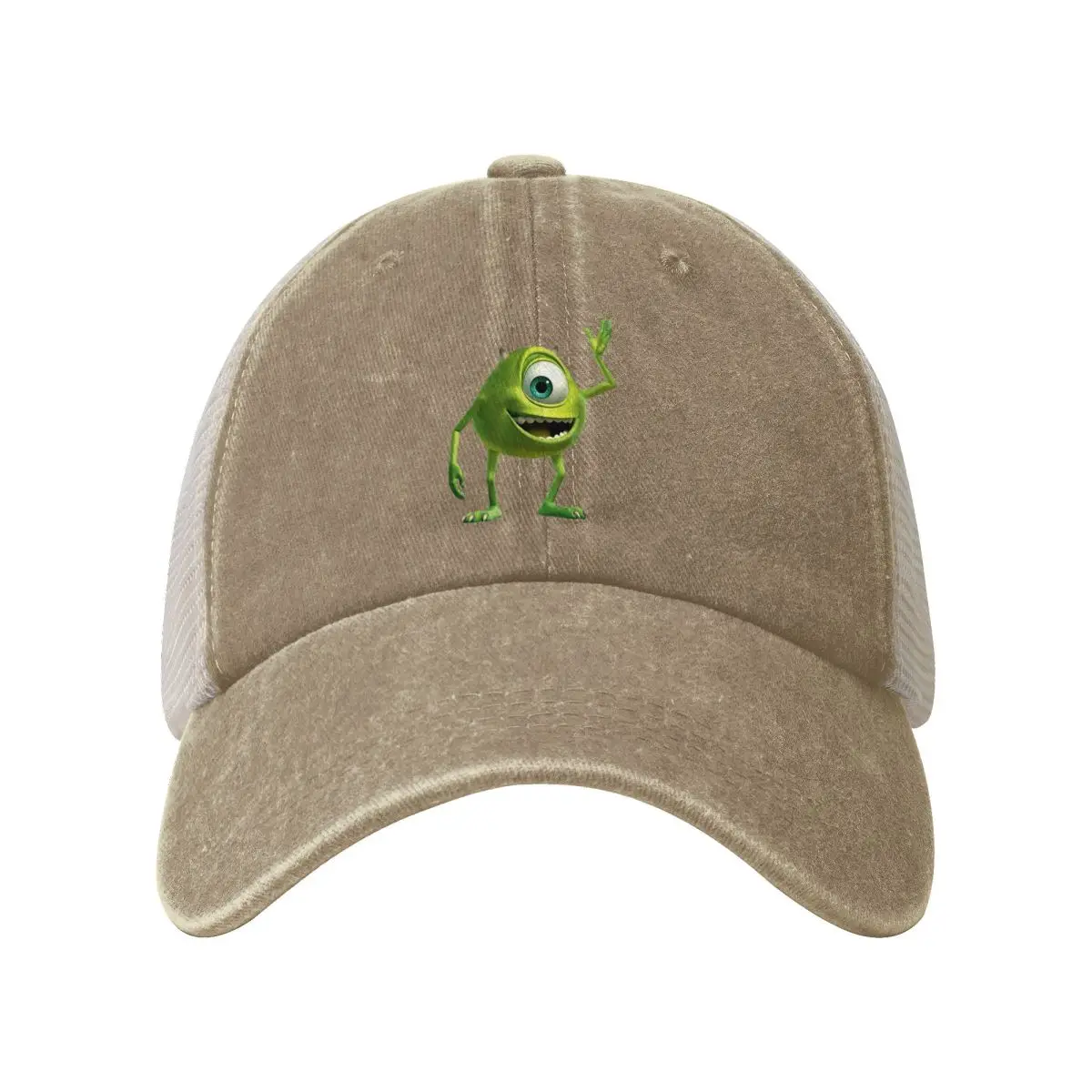 Pure Color Dad Hats Oxeye Mr. Q Women's Hat Sun Visor Baseball Caps Disney Monsters University Mike Peaked Cap