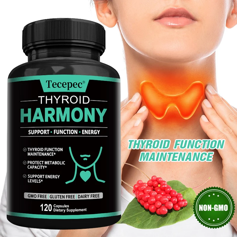 

Thyroid Support Capsules - Supports thyroid health, metabolic capacity, supports energy levels
