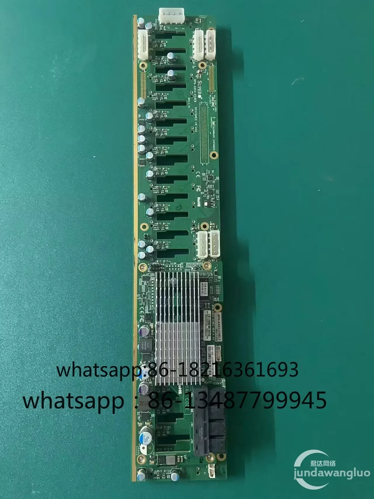 

Шасси 2U, 24-луночная объединительная плата для жесткого диска 2,5 BPN-SAS3-216EL1, комплект объединительной платы расширения EL